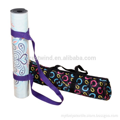 Printing Customized Health Life PVC Yoga Mat With Carry Bag